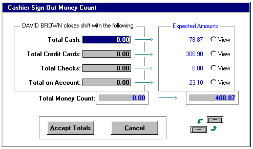 cashier accountability window